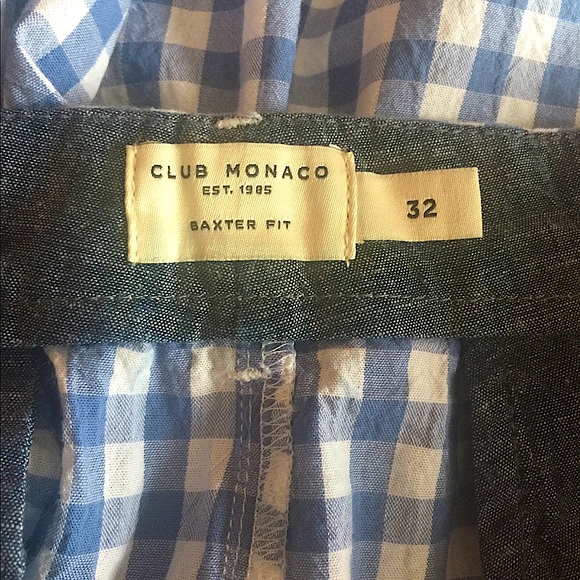 CLUB MONACO Baxter Gingham Shorts - Picture 6 of 6